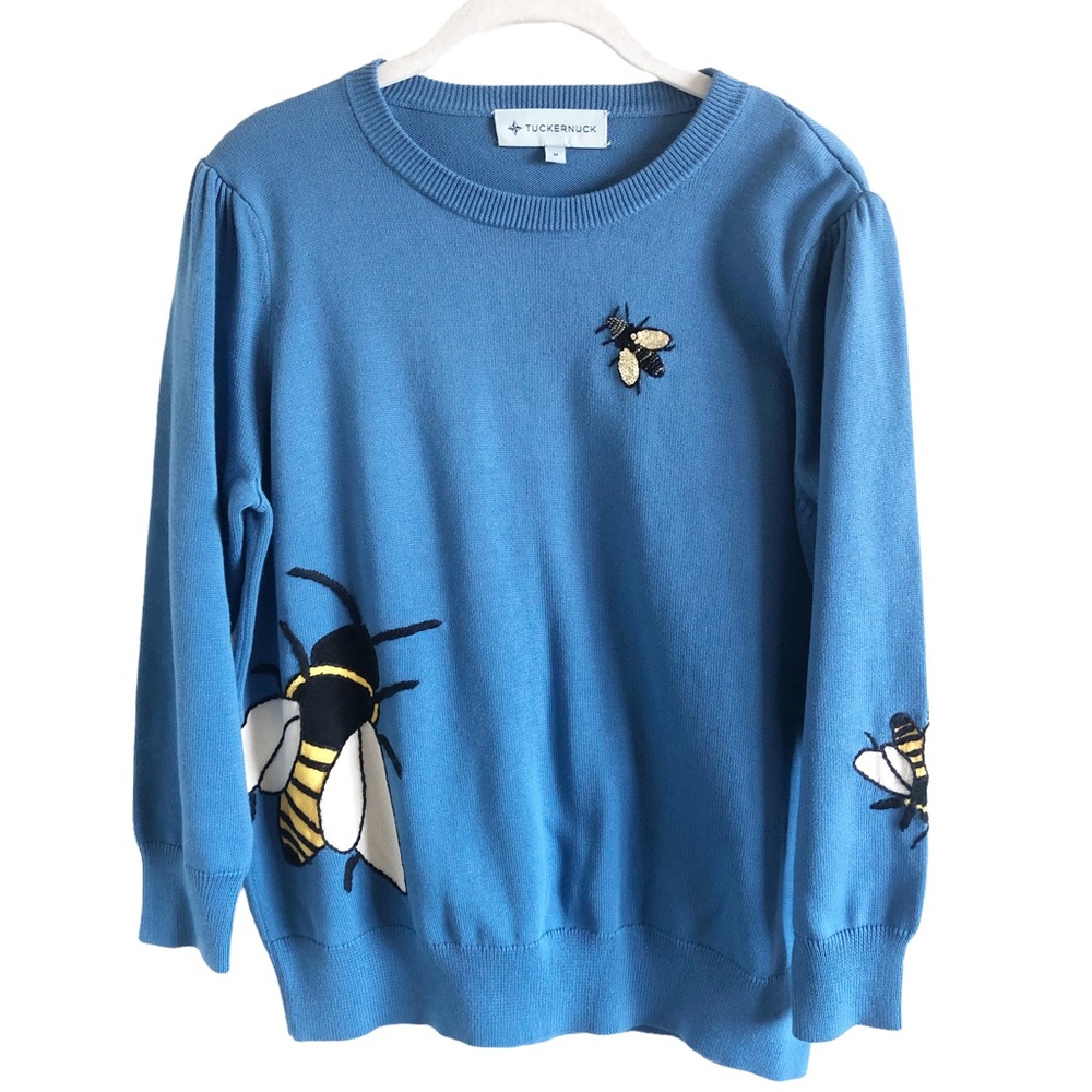 Tuckernuck Blueberry Bee Sweater Size Medium